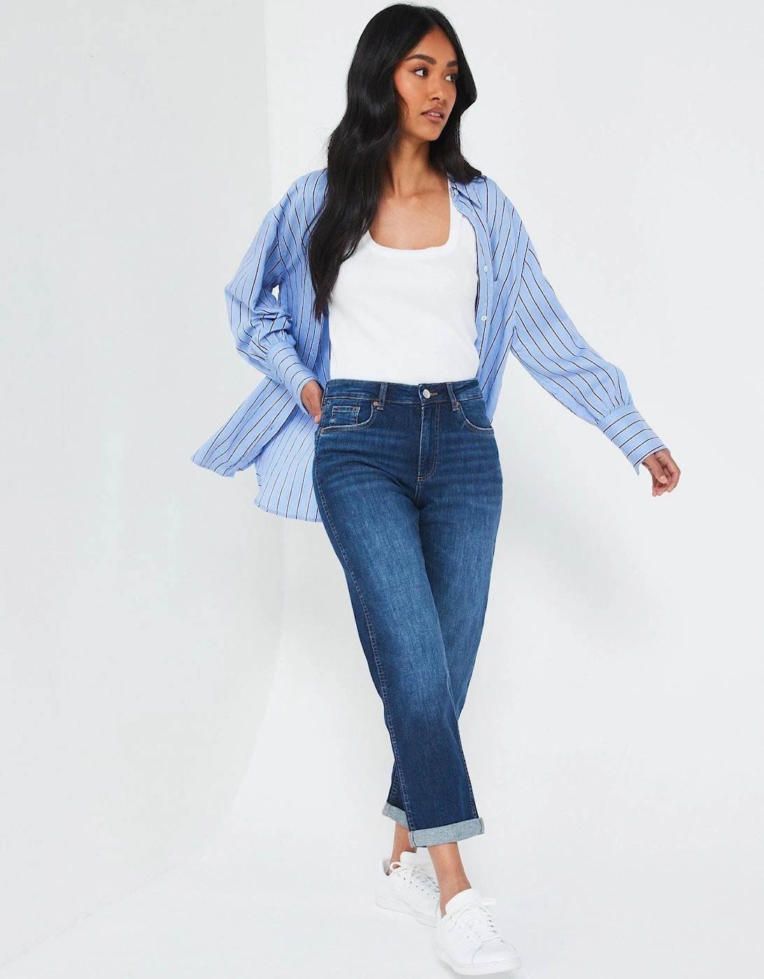 Taylor Boyfriend Jeans - Dark Wash