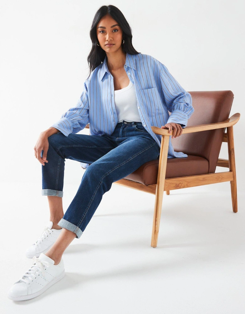 Taylor Boyfriend Jeans - Dark Wash