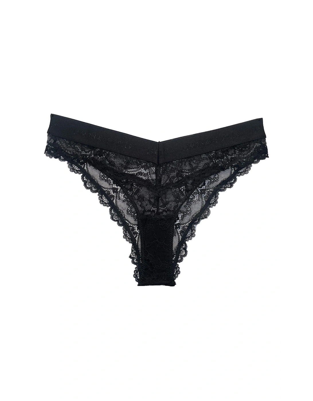 Lace V-brazilian - Black