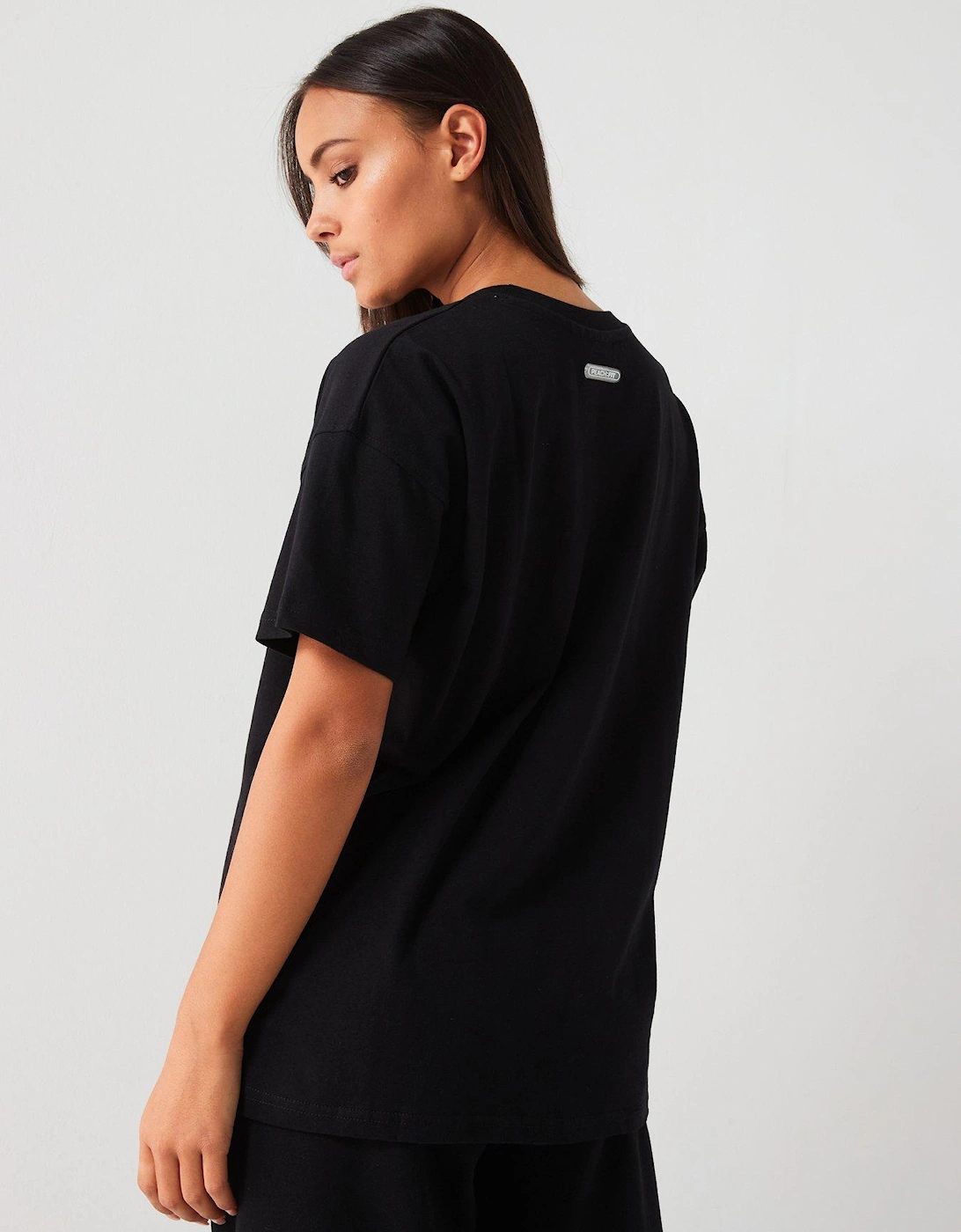 Womens Ivy Oversized T-Shirt - Black