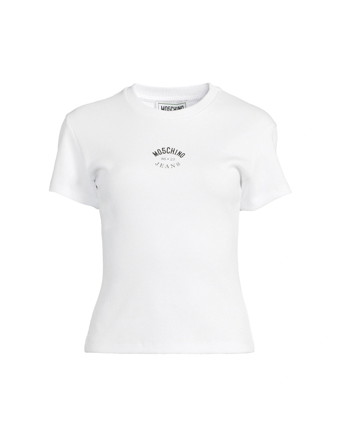 Baby Rib Logo T-Shirt - White