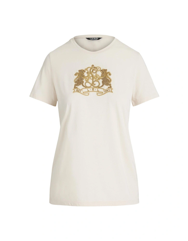 Katlin Short Sleeve T-Shirt - Cream