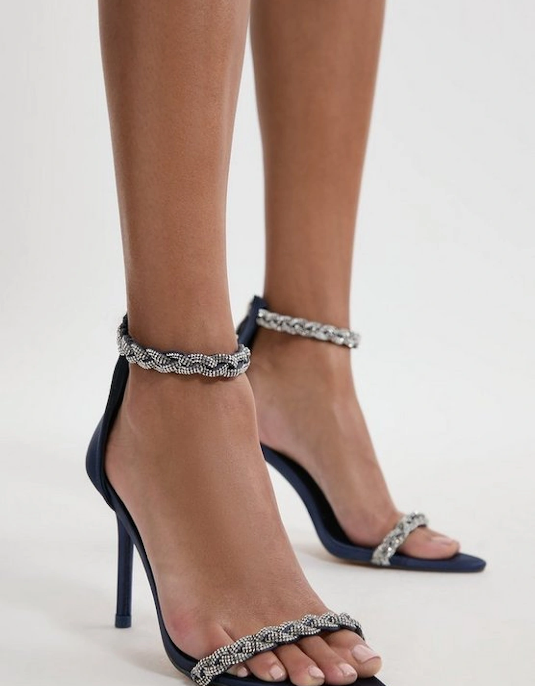 Open Toe Diamante Heel, 3 of 2