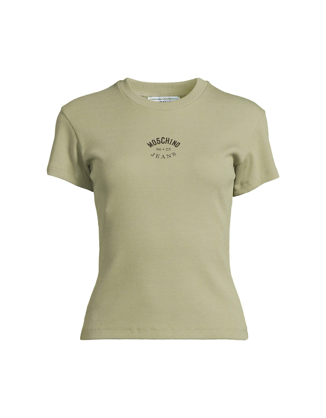 Baby Rib Logo Short Sleeve T-Shirt - Green