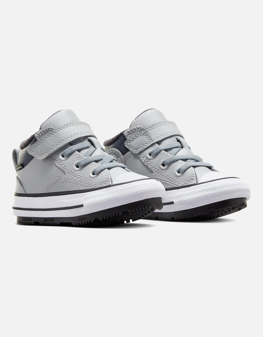 Infants Counter Climate Leather Mid Trainers - Grey