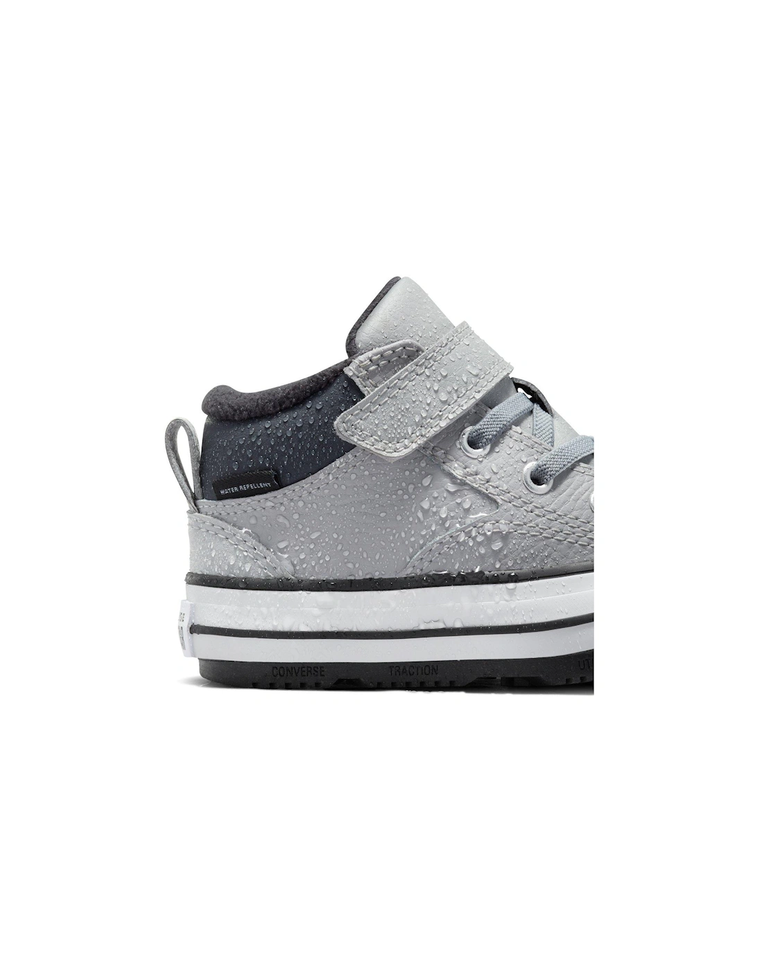 Infants Counter Climate Leather Mid Trainers - Grey