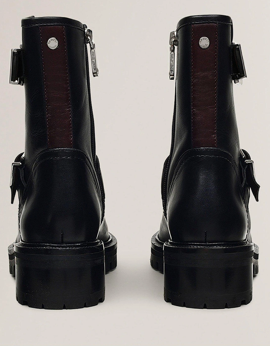 Heath Street Buckle Biker Boot - Black