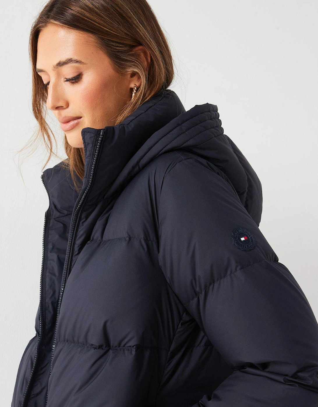 Maxi Padded Coat - Navy