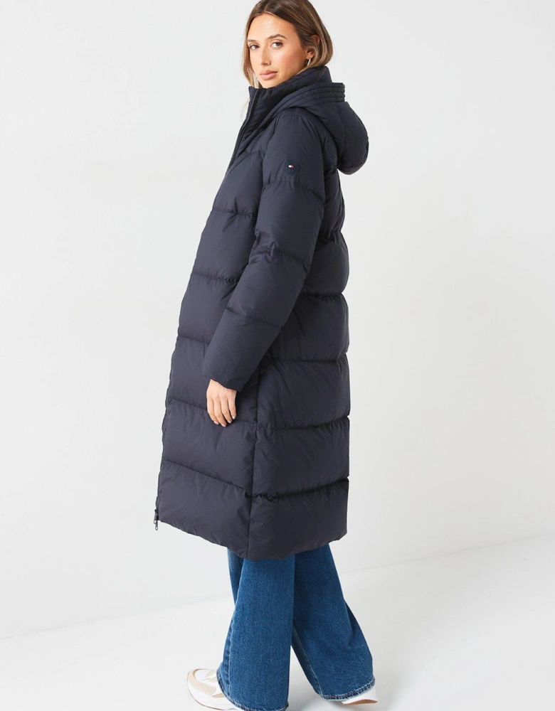 Maxi Padded Coat - Navy