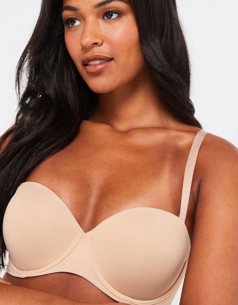 Push Up Strapless Bra - Beige