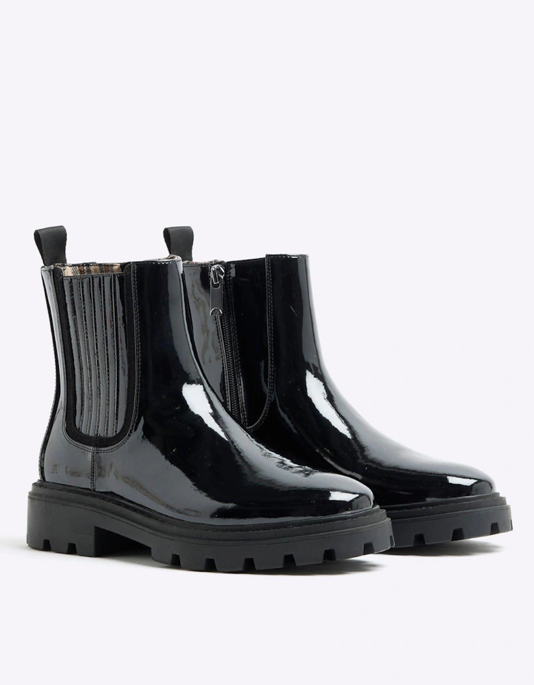 Wide Fit Chelsea Boot - Black