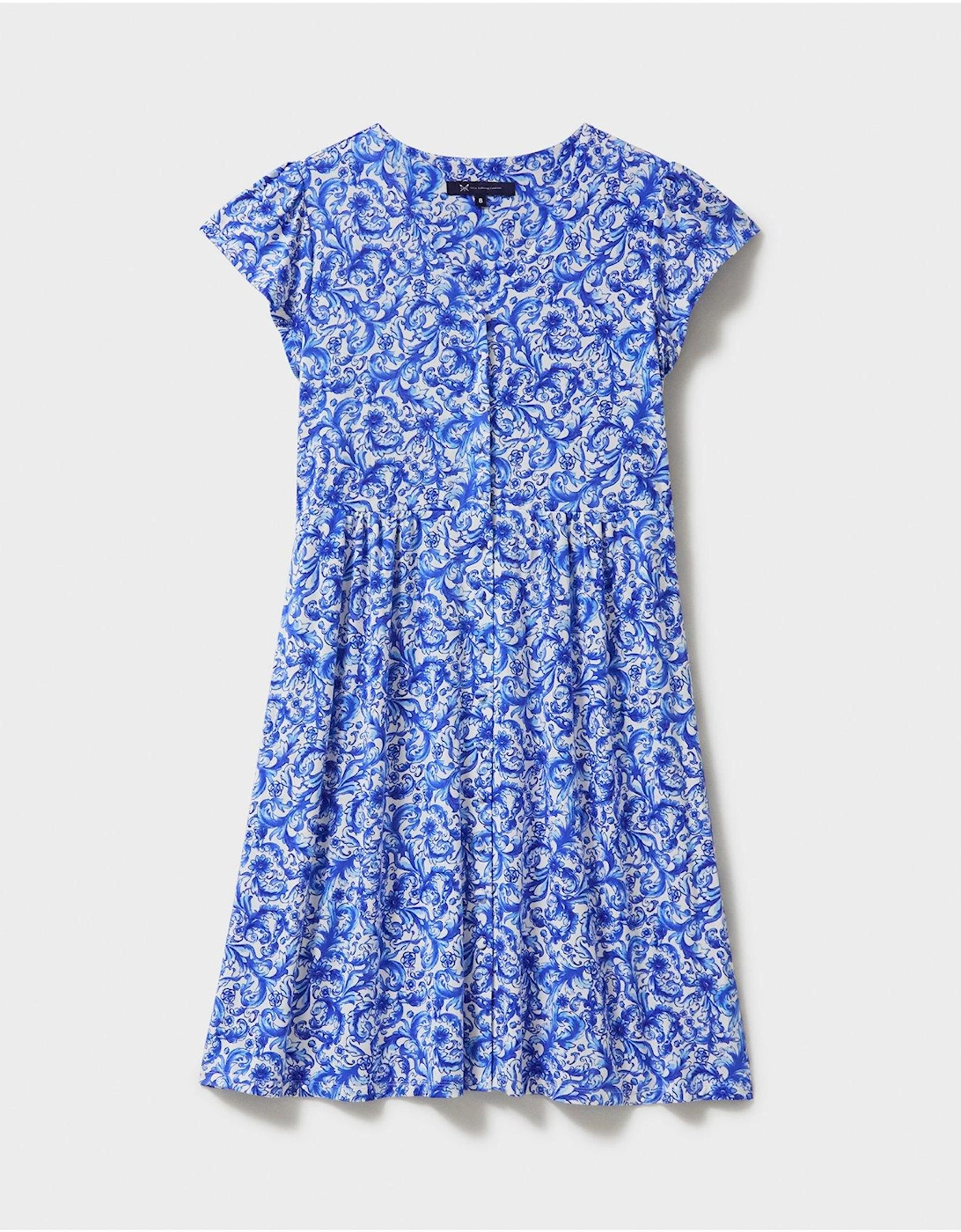 Alissa Midi Jersey Dress - Blue