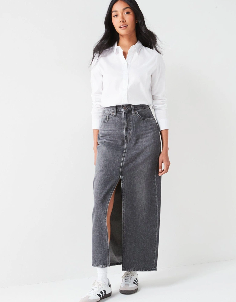 Ankle Column Skirt - Adventure Seeker - Grey