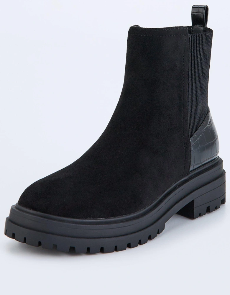 Chunky Ankle Boot - Black