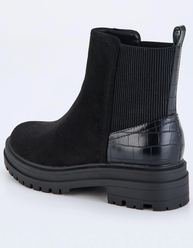 Chunky Ankle Boot - Black