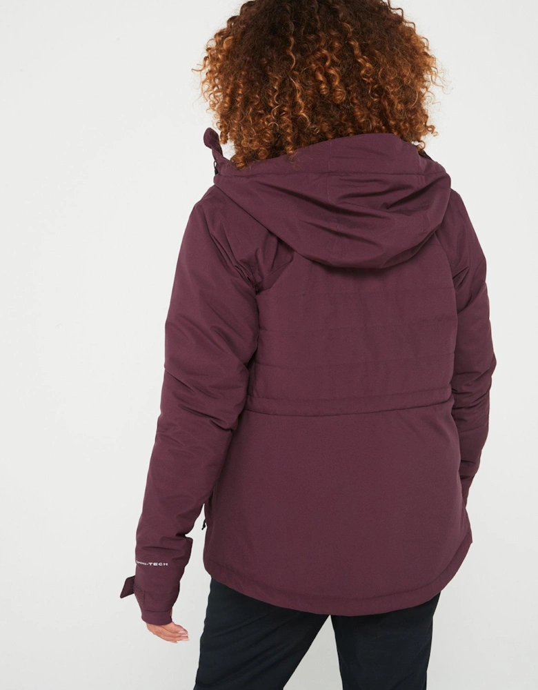 Women's Powdered Peak Insulated Ski Jacket - Purple