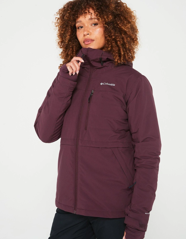 Women's Powdered Peak Insulated Ski Jacket - Purple