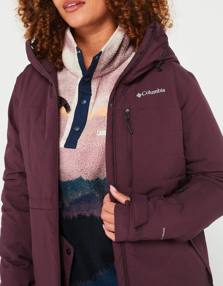 Women's Powdered Peak Insulated Ski Jacket - Purple