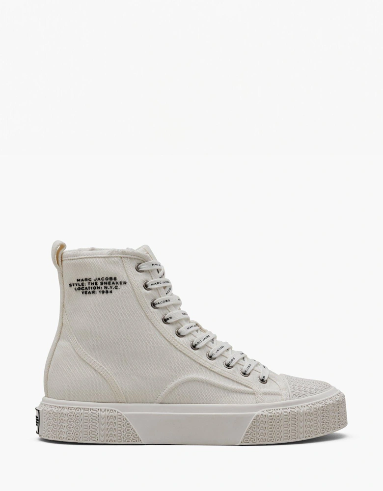 The High Top Sneaker - White