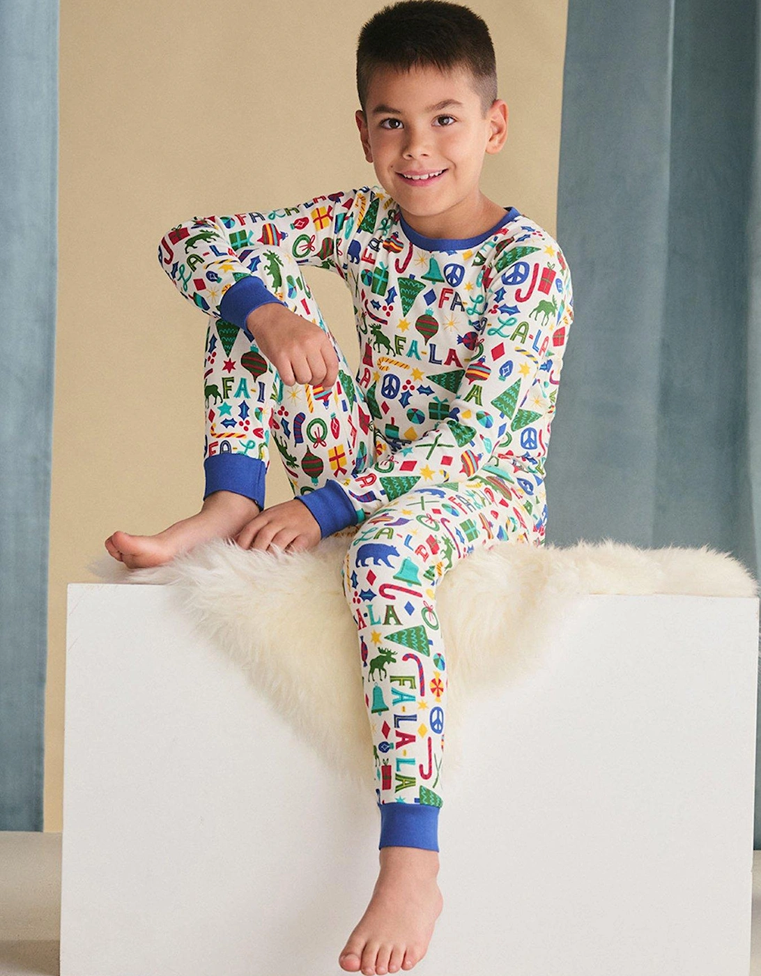 HatleyBoys Falala Christmas Pyjamas - Multi