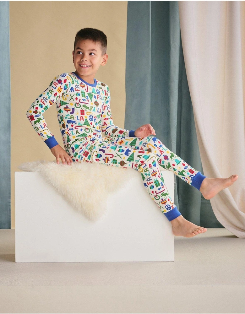 HatleyBoys Falala Christmas Pyjamas - Multi