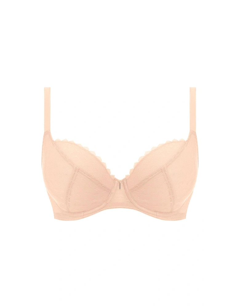 Padded Plunge Bra - Beige