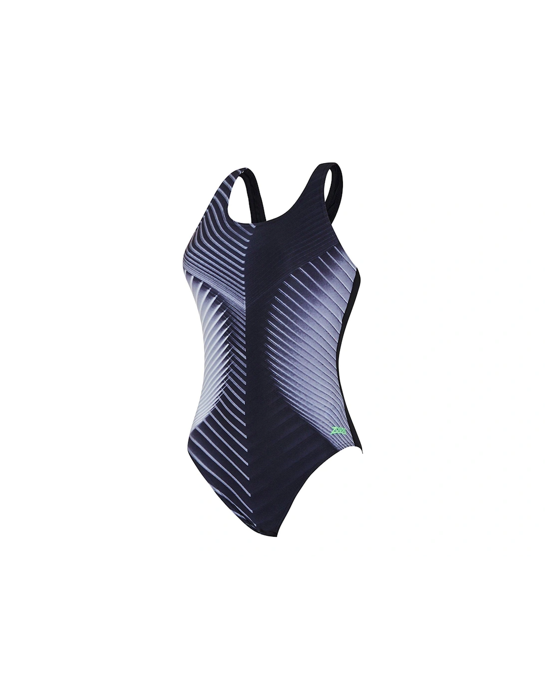 Ecolast+ Spinal Actionback Swimsuit-black/silver