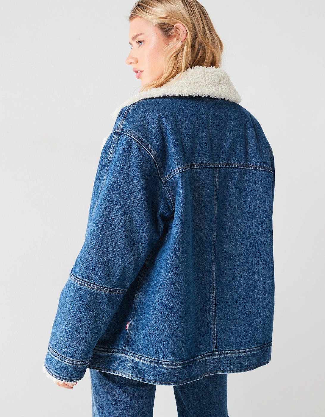 Sherpa Flight Denim Jacket - In The Air