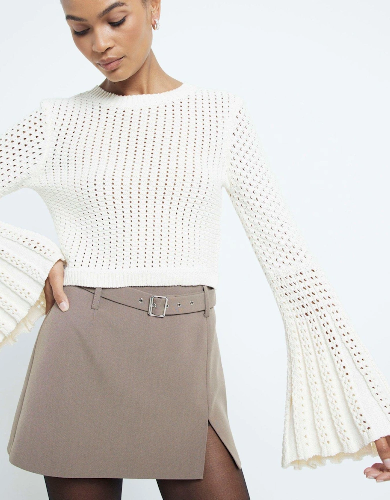 Crochet Swing Top - Cream