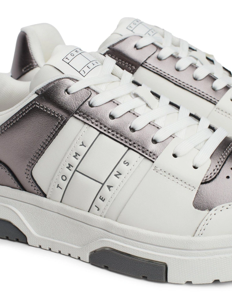 The Brooklyn Metallic Trainers - Grey