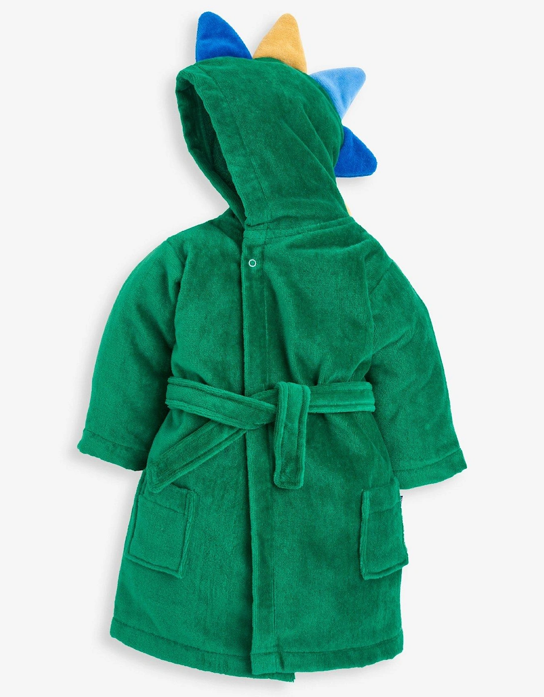 Boys Dinosaur Towelling Robe - Green