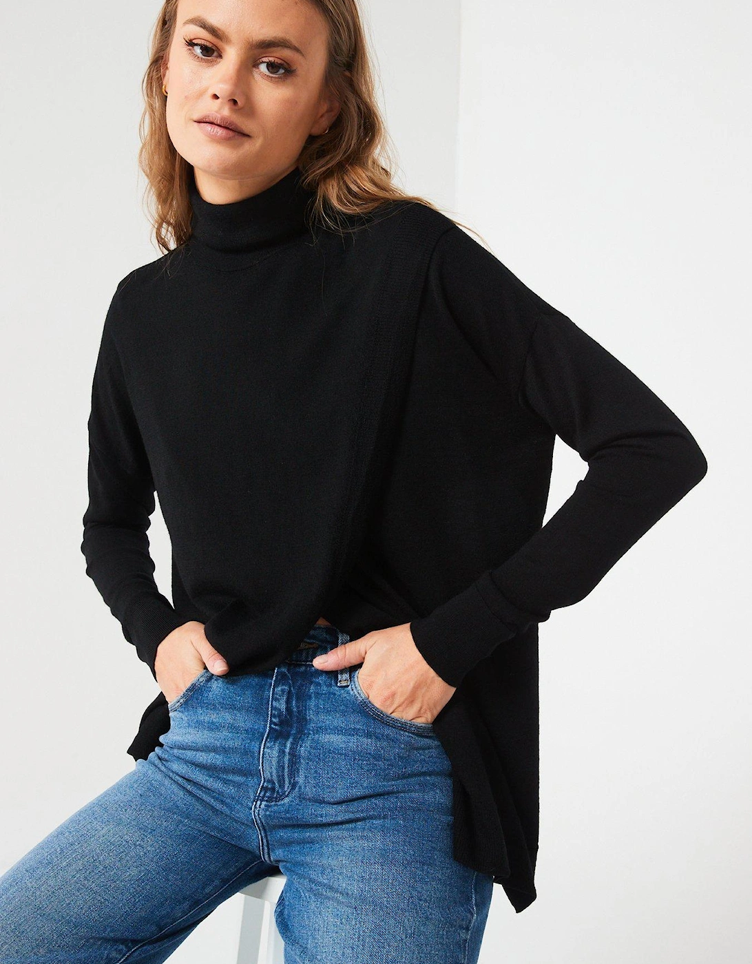 Bern Wrap Jumper - Black