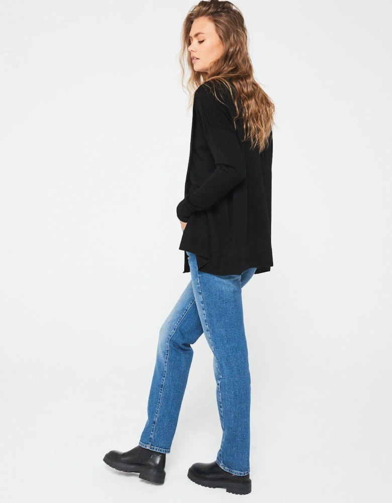 Bern Wrap Jumper - Black