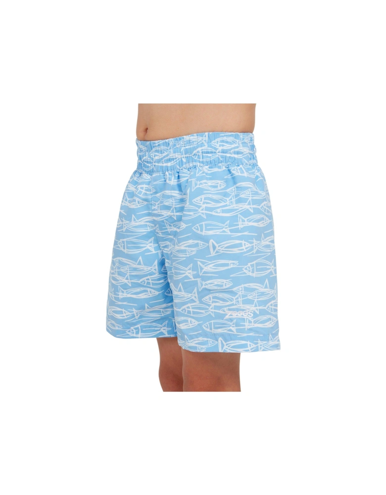 Boys Ecdura Fish Fever Watershorts - Blue