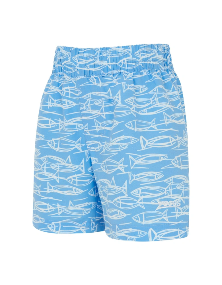 Boys Ecdura Fish Fever Watershorts - Blue