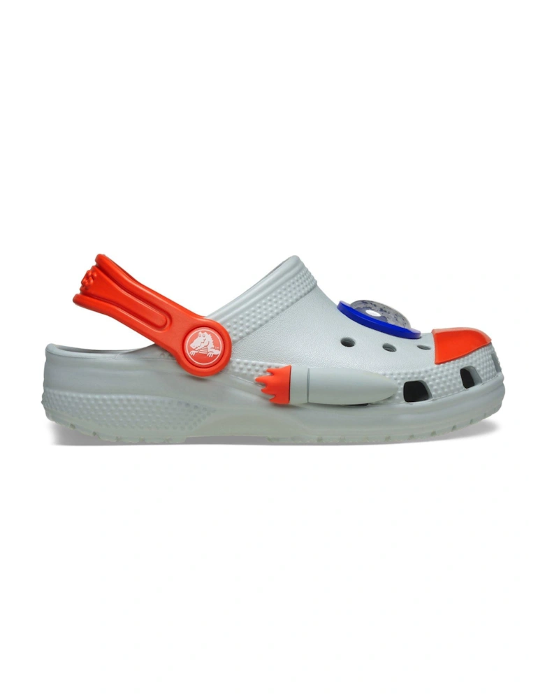 Kids Classic Rocket Ship Clog - Grey