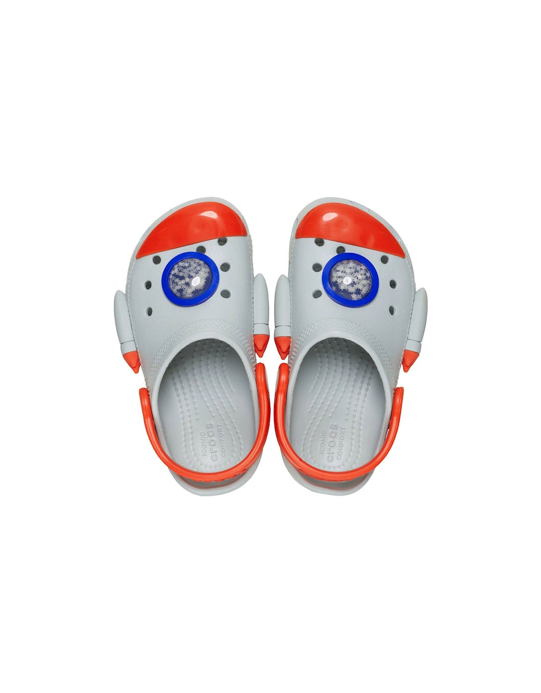 Kids Classic Rocket Ship Clog - Grey