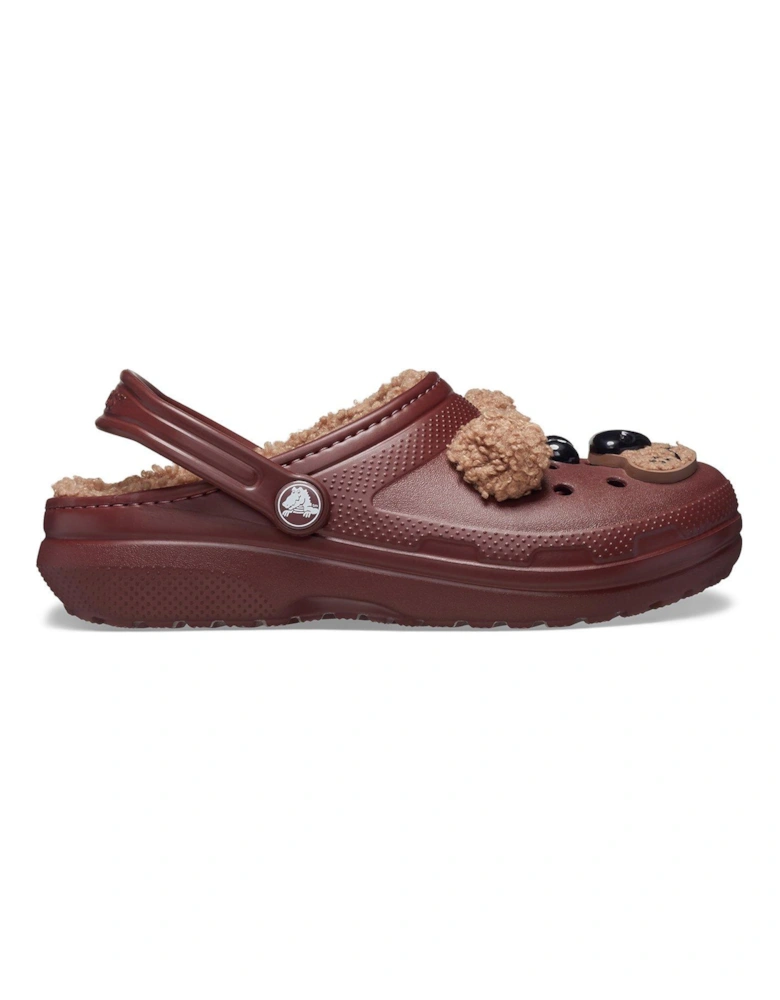 Kids Classic Lined Brown Bear Clog - Brown