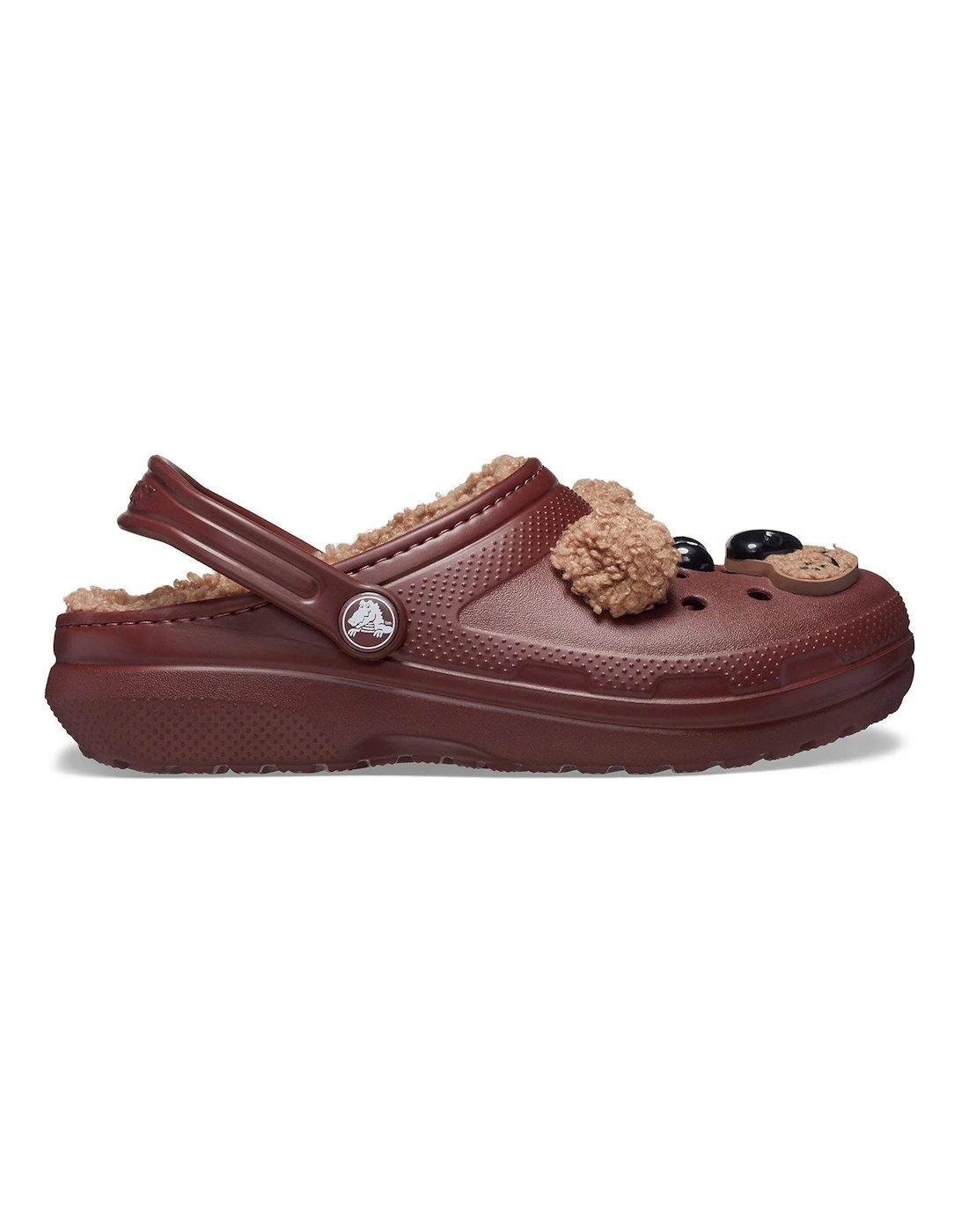 Kids Classic Lined Brown Bear Clog - Brown