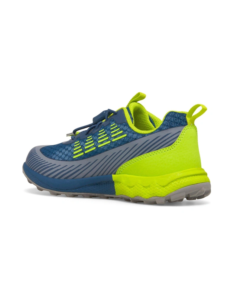 Kids Agility Peak Hiking Shoes - Navy/Yellow