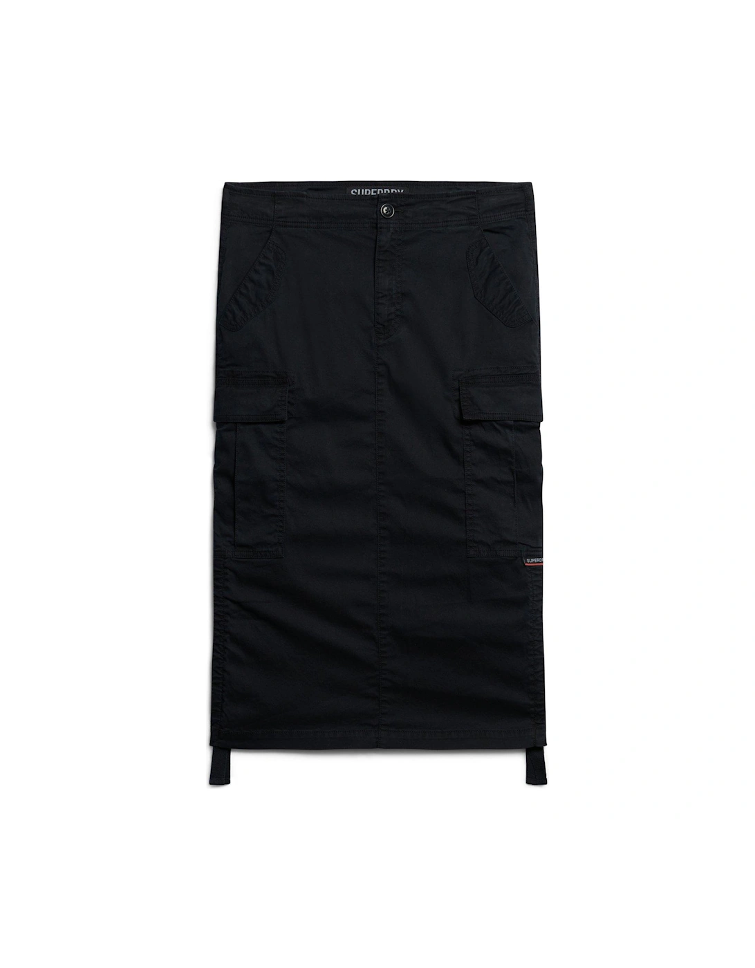 Cargo Midi Skirt - Black