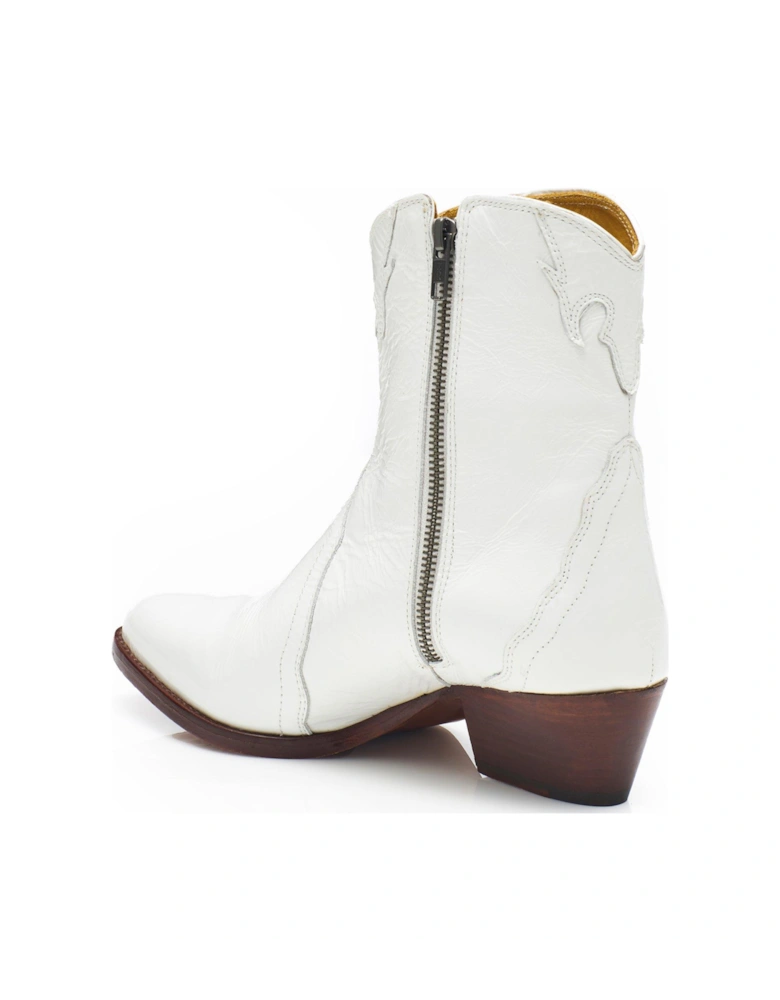 Frontier Western Boots - White