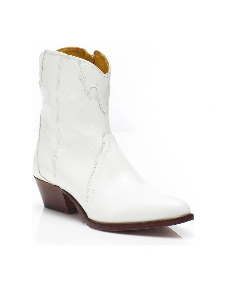 Frontier Western Boots - White