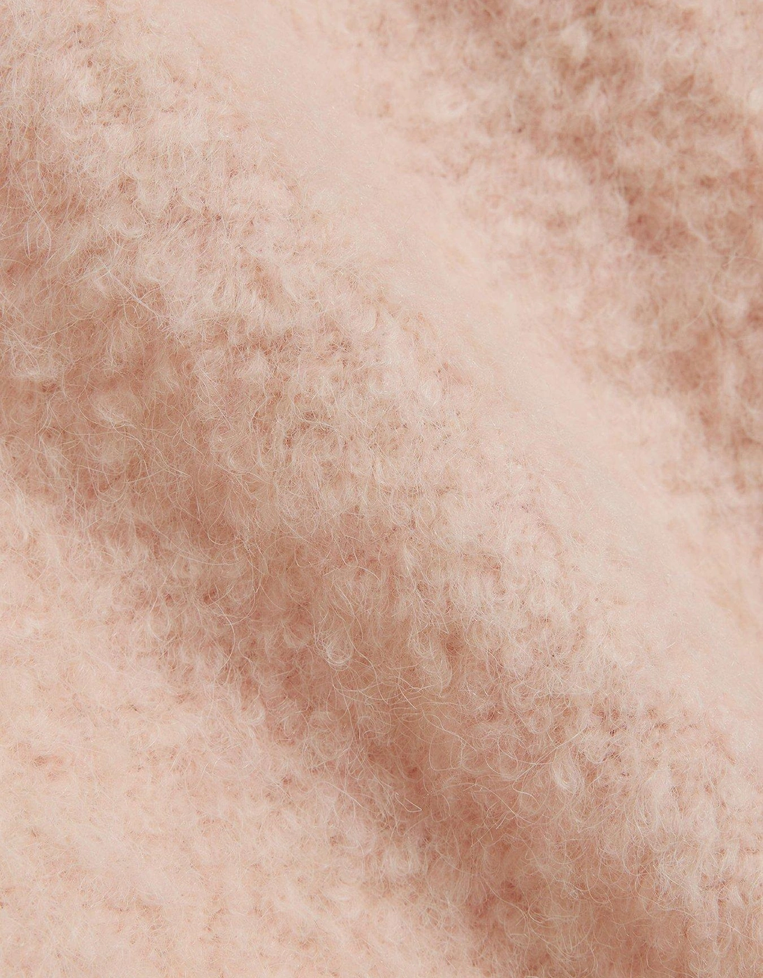 Fuzzy Knit Jumper - Light Pink