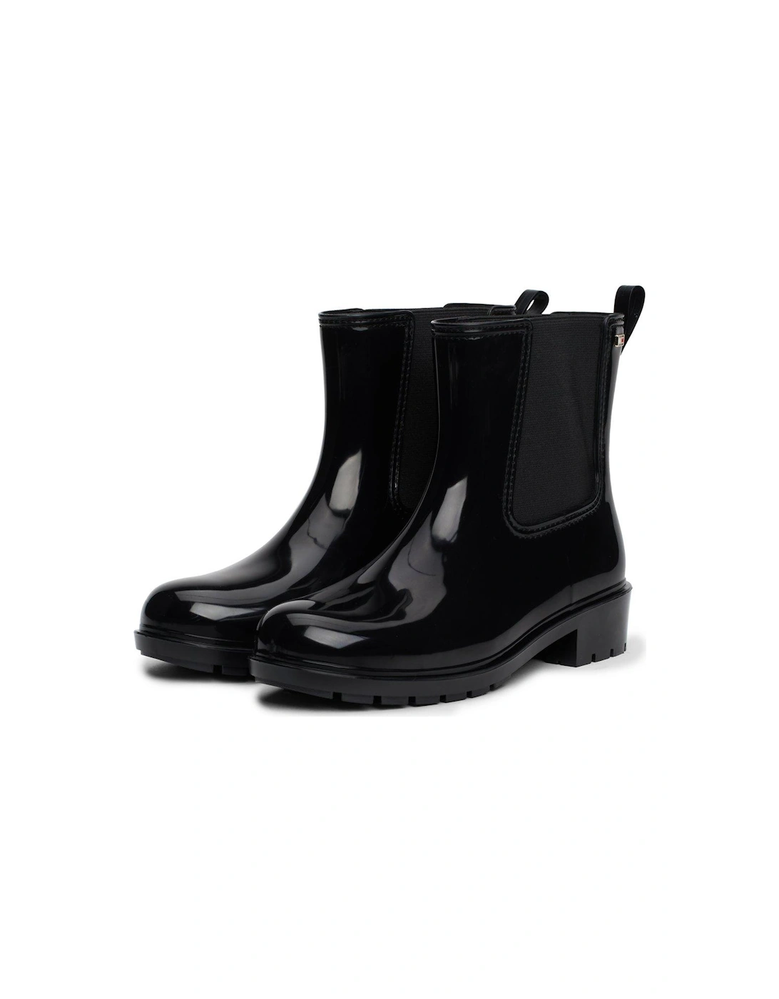 Flag Logo Rainboots - Black