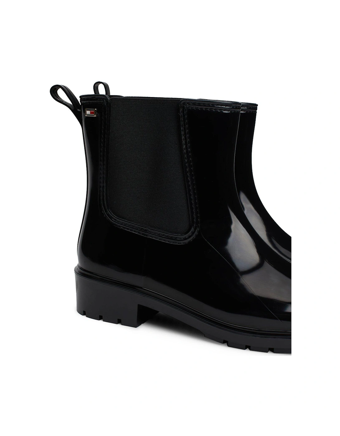 Flag Logo Rainboots - Black