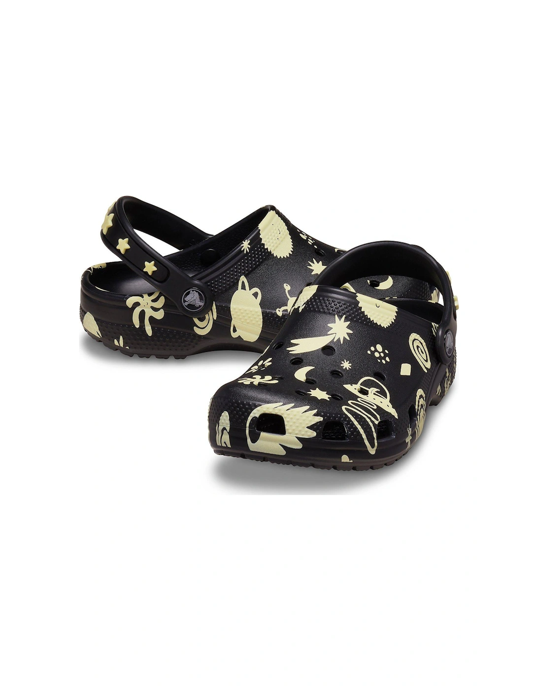 Kids Classic Glow Space Clog - Black