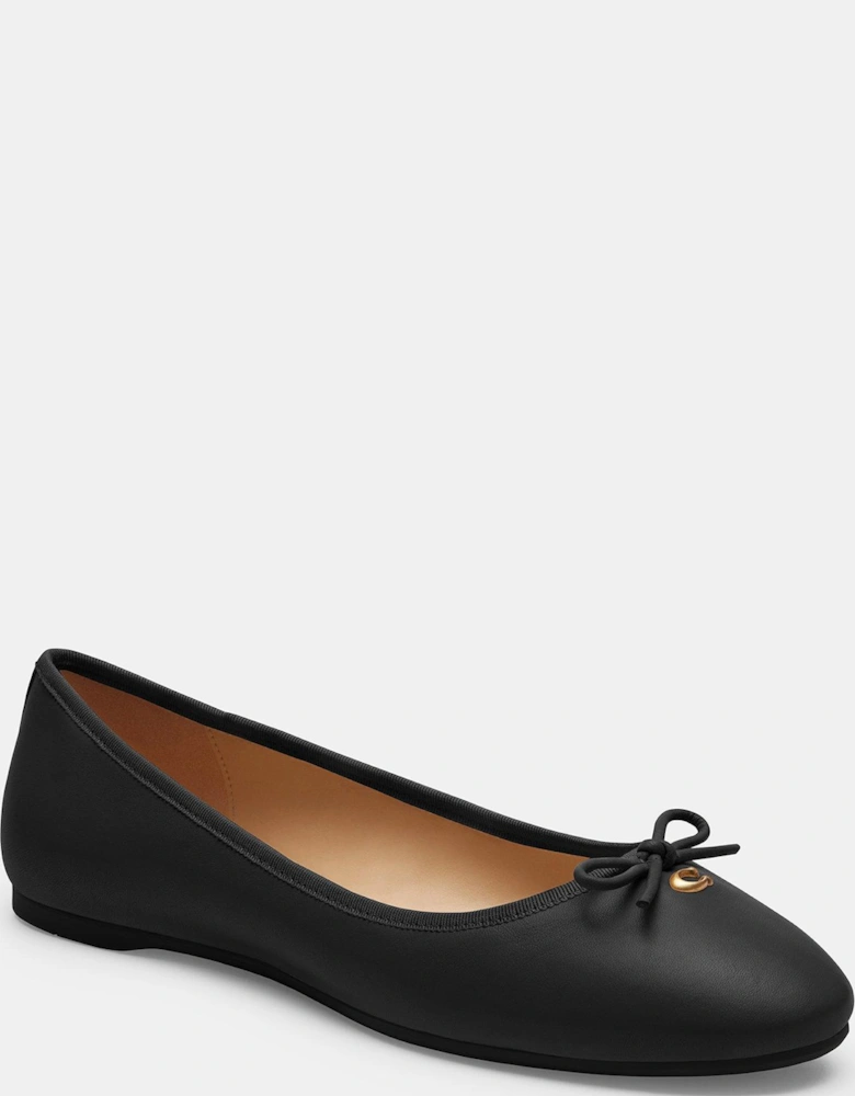 Abigail Leather Ballet Flat