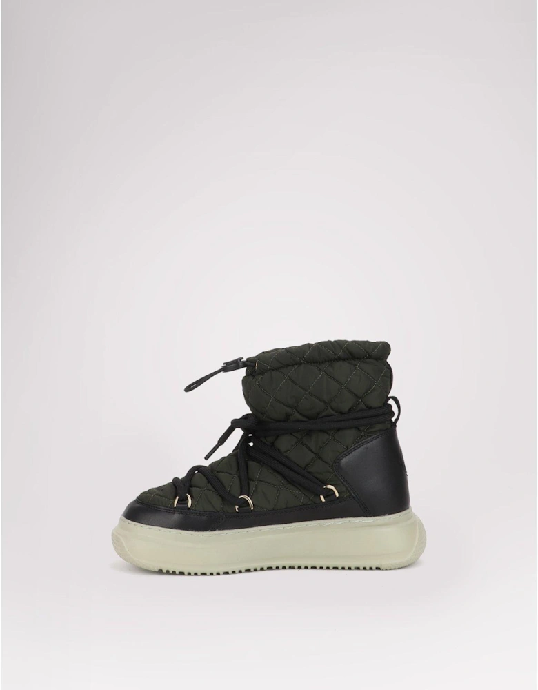 Gravita Ankle Snow Boots - Khaki