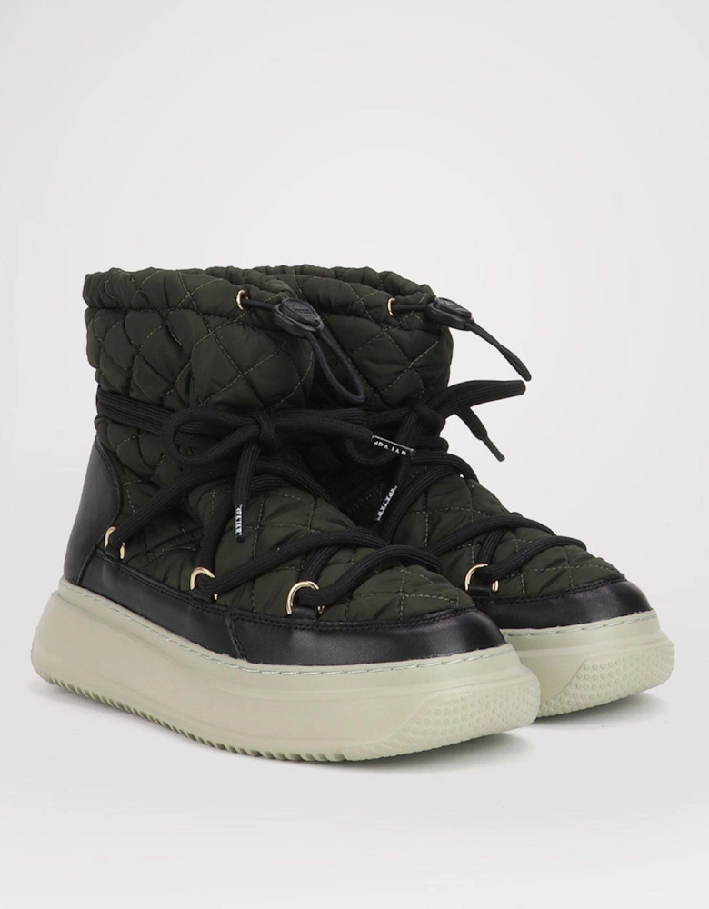 Gravita Ankle Snow Boots - Khaki